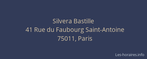 Silvera Bastille