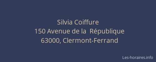 Silvia Coiffure