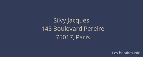 Silvy Jacques