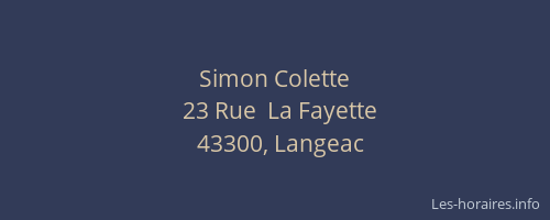 Simon Colette