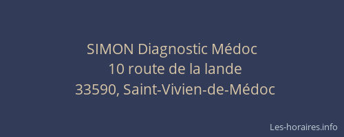 SIMON Diagnostic M&eacute;doc