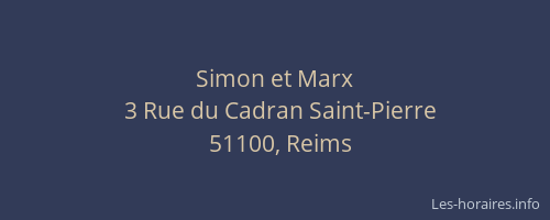 Simon et Marx