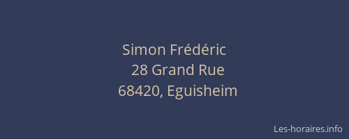 Simon Fr&eacute;d&eacute;ric