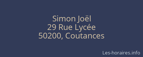 Simon Joël