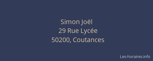 Simon Joël