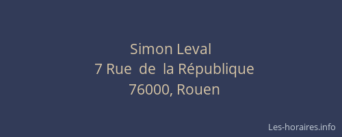Simon Leval