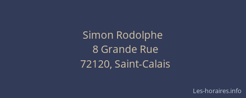 Simon Rodolphe