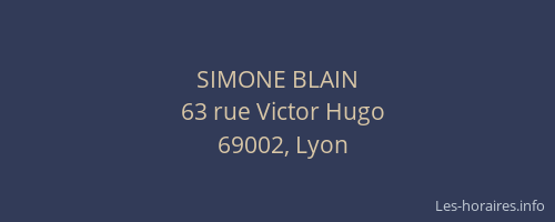 SIMONE BLAIN