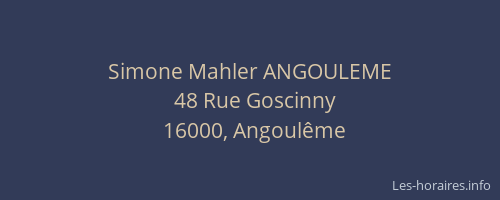 Simone Mahler ANGOULEME