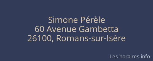 Simone Pérèle