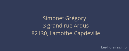 Simonet Gr&eacute;gory
