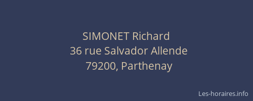 SIMONET Richard