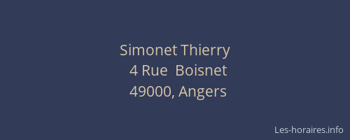 Simonet Thierry