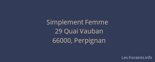 Simplement Femme