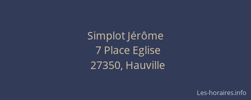 Simplot J&eacute;r&ocirc;me