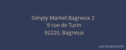 Simply Market Bagneux 2