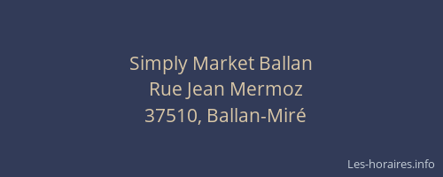 Simply Market Ballan