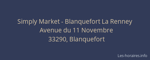 Simply Market - Blanquefort La Renney