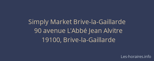 Simply Market Brive-la-Gaillarde
