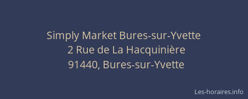 Simply Market Bures-sur-Yvette