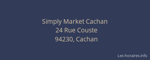 Simply Market Cachan