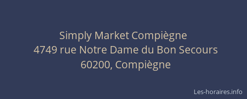 Simply Market Compiègne