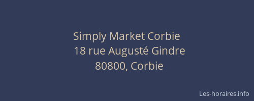 Simply Market Corbie