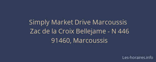 Simply Market Drive Marcoussis
