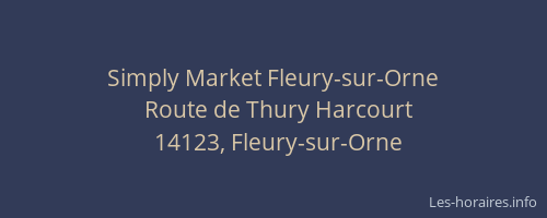 Simply Market Fleury-sur-Orne