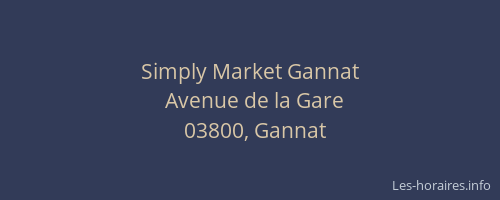 Simply Market Gannat