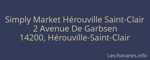 Simply Market Hérouville Saint-Clair