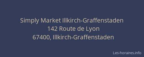 Simply Market Illkirch-Graffenstaden