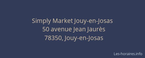 Simply Market Jouy-en-Josas