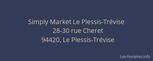 Simply Market Le Plessis-Trévise