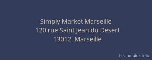 Simply Market Marseille