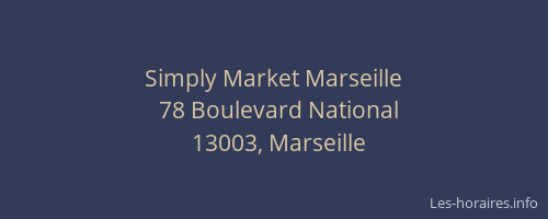 Simply Market Marseille