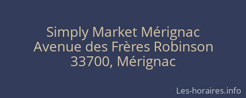 Simply Market Mérignac