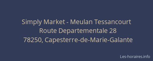 Simply Market - Meulan Tessancourt