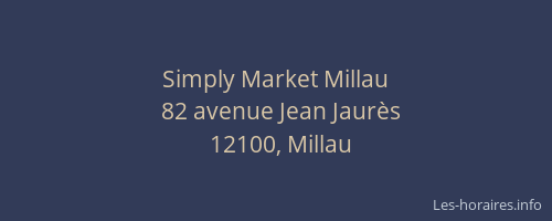 Simply Market Millau