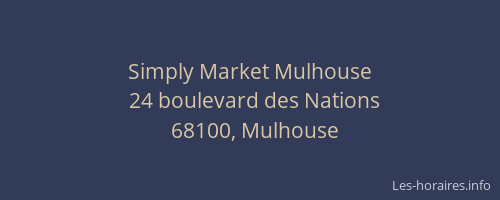 Simply Market Mulhouse