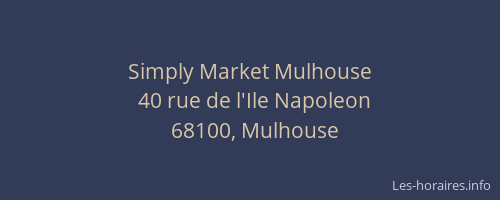 Simply Market Mulhouse