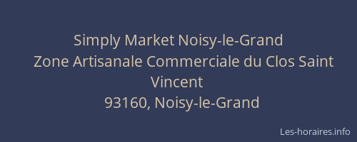 Simply Market Noisy-le-Grand