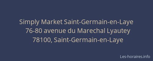 Simply Market Saint-Germain-en-Laye