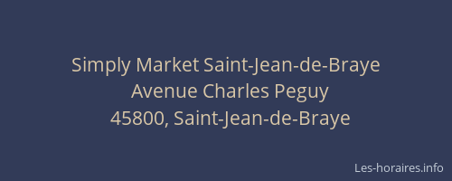 Simply Market Saint-Jean-de-Braye