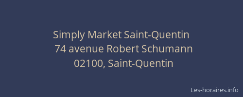 Simply Market Saint-Quentin