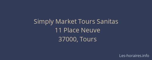Simply Market Tours Sanitas