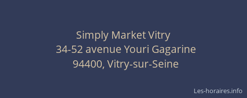 Simply Market Vitry