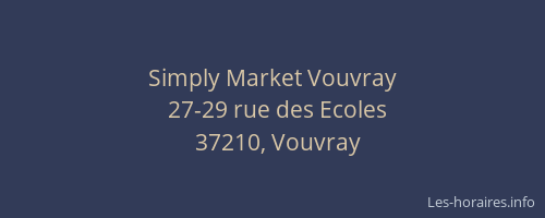 Simply Market Vouvray