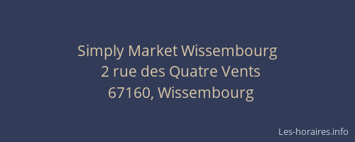 Simply Market Wissembourg