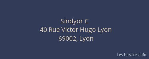 Sindyor C